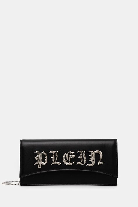 Кожаная сумка Philipp Plein цвет чёрный SAEA WBA2020 PLE075N