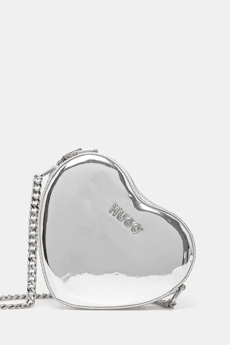 Kabelka HUGO stříbrná barva, 50536119
