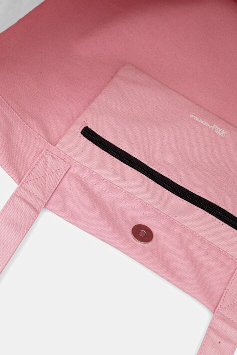 Karl Lagerfeld Jeans сумка бавовняна — SS25-TOD08U, рожевий — фото 5