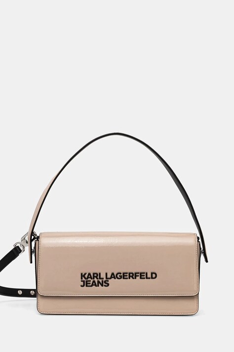 Karl Lagerfeld Jeans poseta culoarea bej, A1W30257