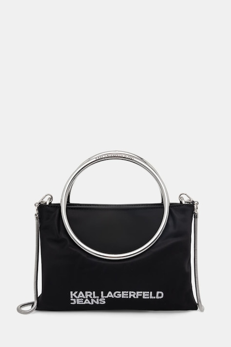 Kabelka Karl Lagerfeld Jeans černá barva, A1W30277