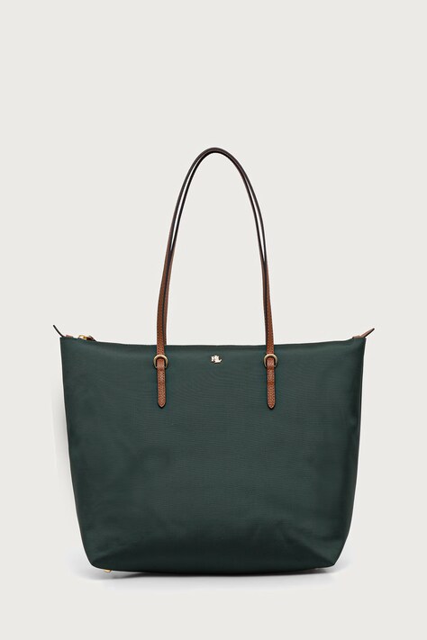 Lauren Ralph Lauren Torebka tote damska zielona 431950007