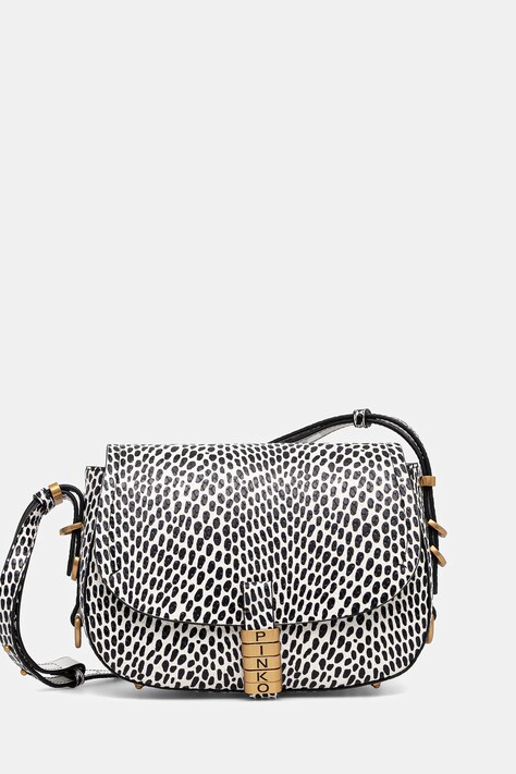 Кожаная сумочка Pinko цвет белый 103831 A27T