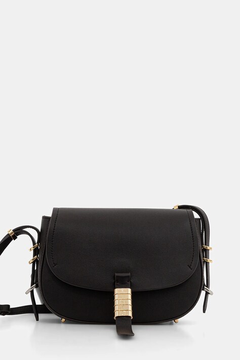 Pinko poșetă de piele culoarea gri, 103831 A270