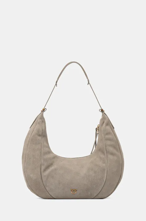 Замшевая сумочка Pinko цвет серый 104295 A29N