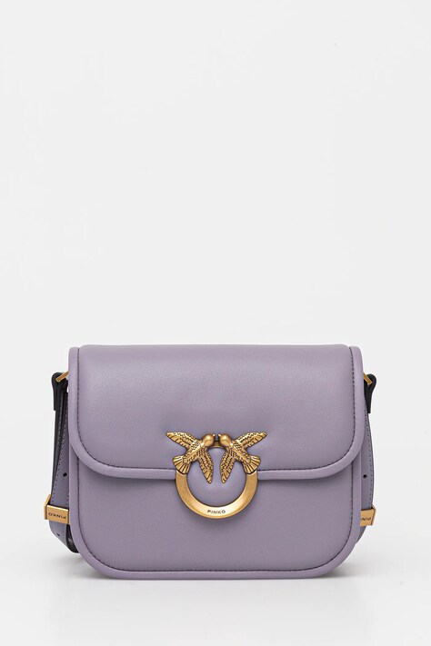 Pinko geantă de piele culoarea violet, 104297 A26L