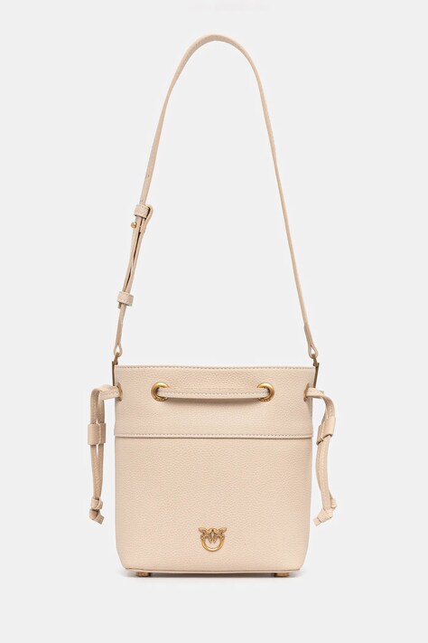 Pinko poseta de piele culoarea bej, 104303 A29Q
