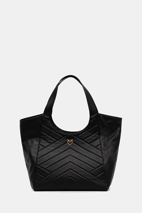 Pinko borsa a mano in pelle colore nero 104536 A2AO