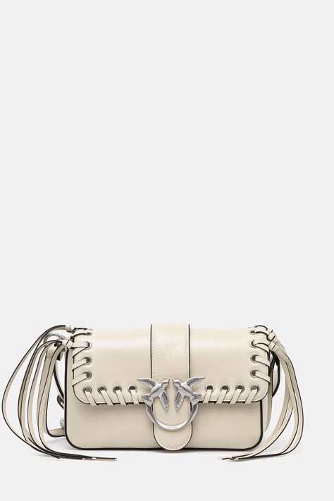 Pinko geantă de piele culoarea bej, 104340 A28D