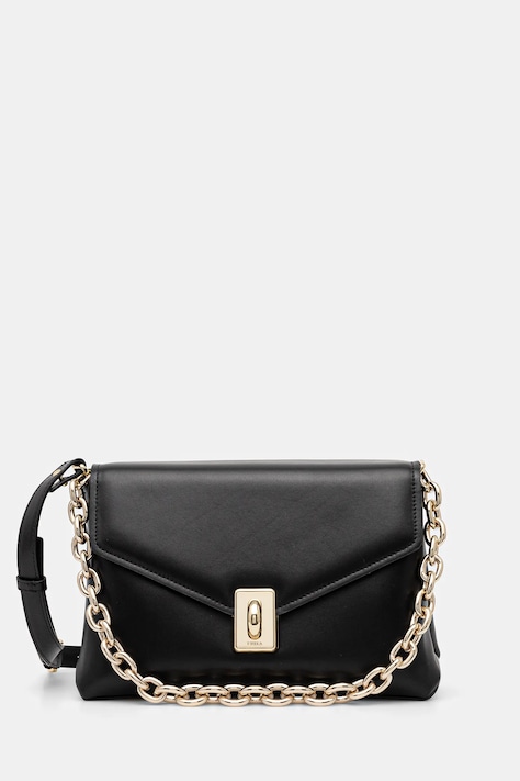 Furla torebka skórzana kolor czarny WB01448 BX3227 O6000
