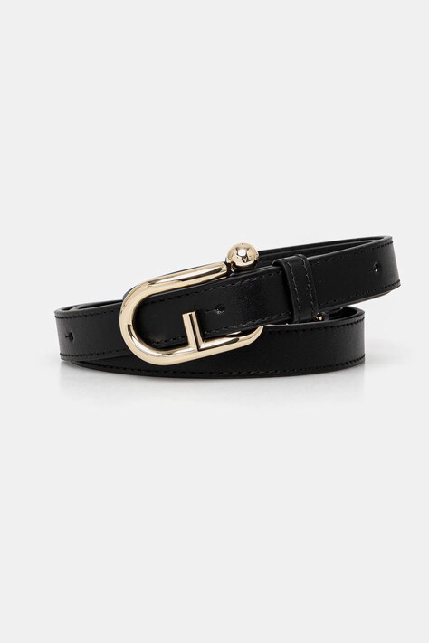 Furla curea din piele pentru geantă culoarea negru, WK00215 AX0733 O6000