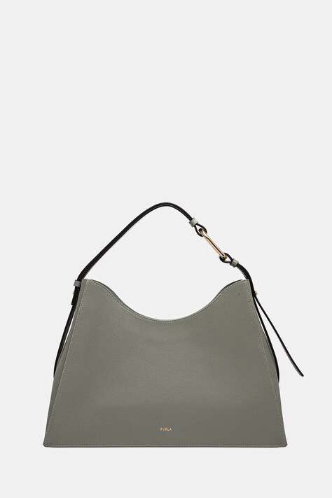 Kožená kabelka Furla zelená barva, WB01246 BX2045 AG700
