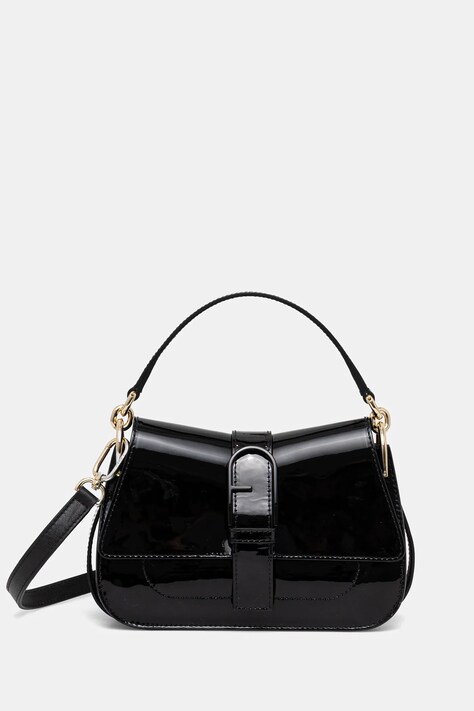Furla poseta de piele culoarea negru, WB01456 BX3409 O6000