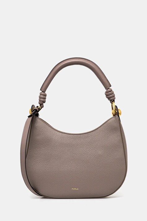 Kožená kabelka Furla hnědá barva, WB01489 BX0176 2572S
