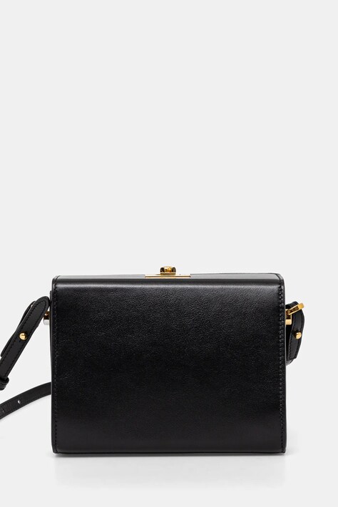Kožená kabelka Furla černá barva, WB01474 BX3106 O6000