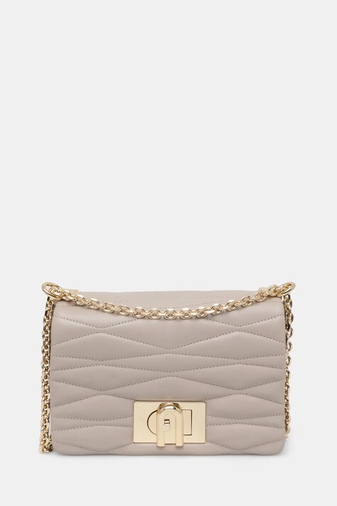 Furla poseta de piele culoarea bej, WB01671 BX3221 VAN00