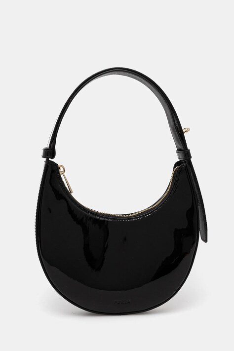 Furla poseta de piele culoarea negru, WE00649 BX0246 O6000