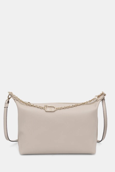 Kožna torba Furla boja: bež, WE00662 BX3104 VAN00