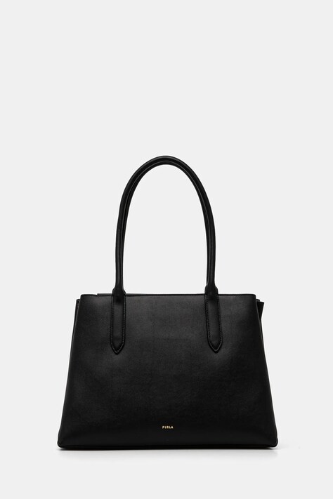 Kožená kabelka Furla černá barva, WB01530 BX3169 3924S