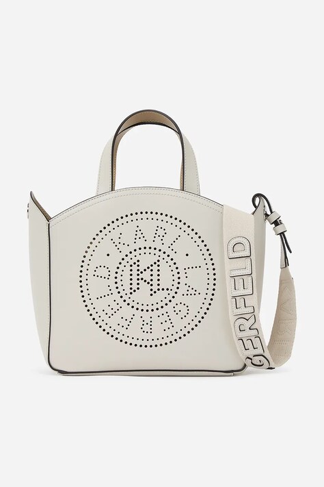 Karl Lagerfeld bőr táska fehér, A1W30058