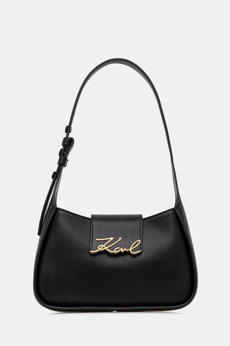 Кожаная сумочка Karl Lagerfeld цвет чёрный A1W30149