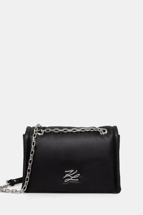 Karl Lagerfeld poseta de piele culoarea negru, A1W30173