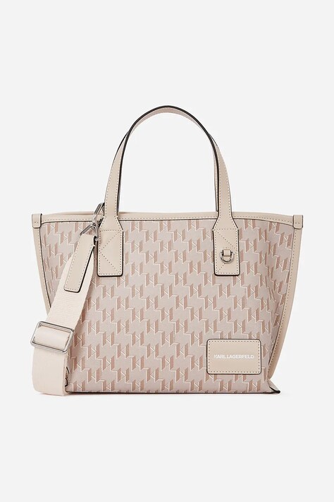 Kabelka Karl Lagerfeld béžová barva, A1W30184