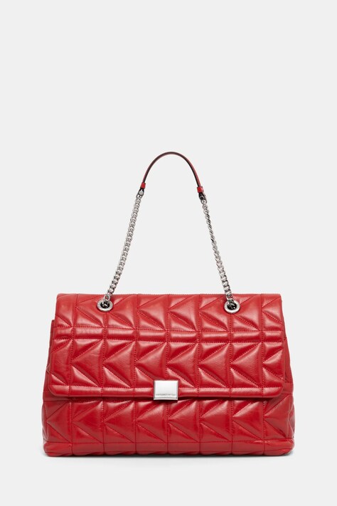 Karl Lagerfeld poseta de piele culoarea rosu, A1W30393