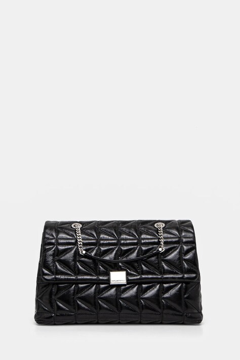 Karl Lagerfeld bőr táska fekete, A1W30393