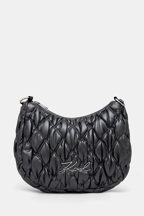 Torbica Karl Lagerfeld siva barva, A1W30416