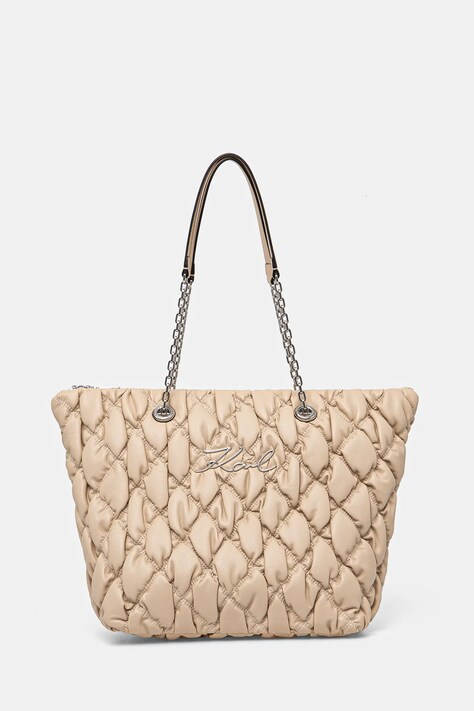 Kabelka Karl Lagerfeld béžová barva, A1W30417