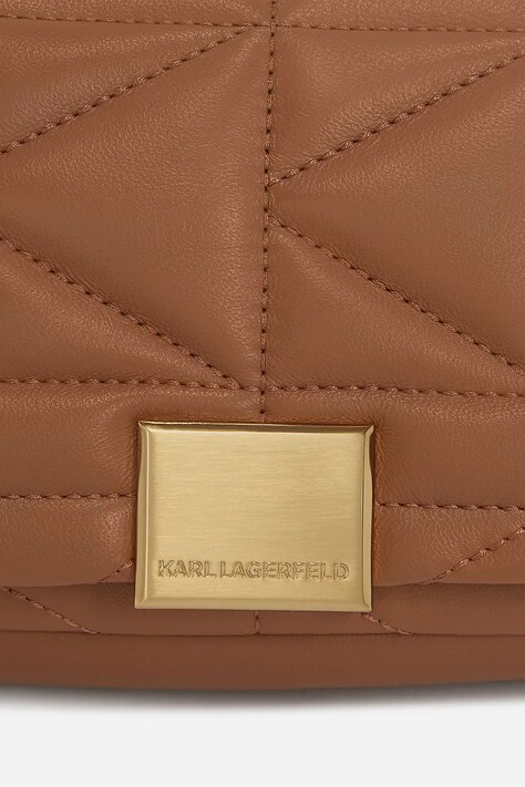 Сумочка Karl Lagerfeld K/KUILT — SS25-TOD0IR, коричневий — фото 4