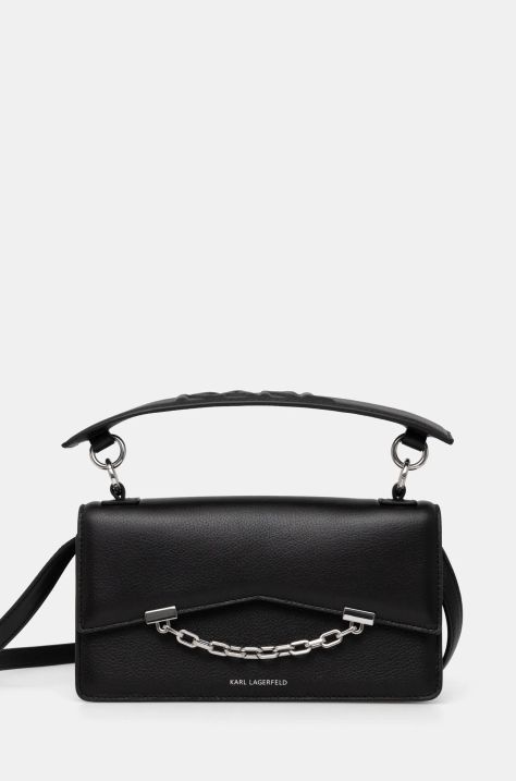 Karl Lagerfeld borsa a mano in pelle colore nero A1W30446