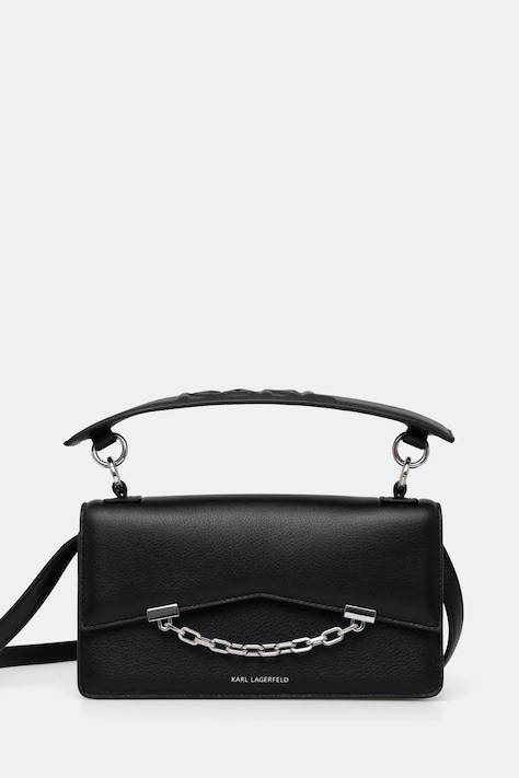 Karl Lagerfeld poseta de piele culoarea negru, A1W30446