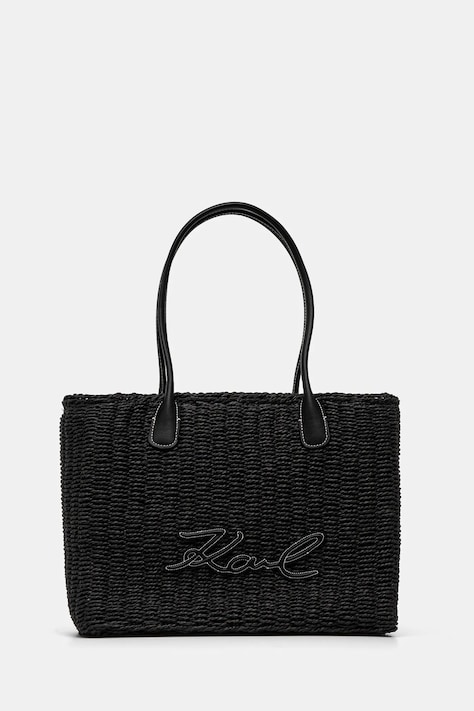 Τσάντα Karl Lagerfeld χρώμα: μαύρο, A1W46073