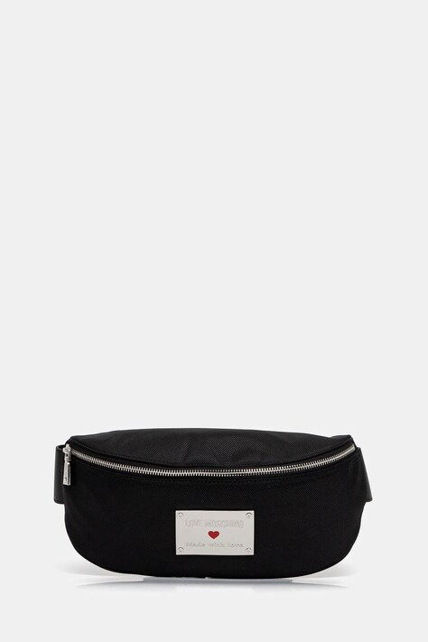 Сумка на пояс Love Moschino колір чорний JC4203PP1