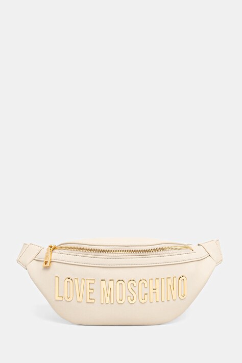 Τσάντα φάκελος Love Moschino χρώμα: μπεζ, JC4195PP1