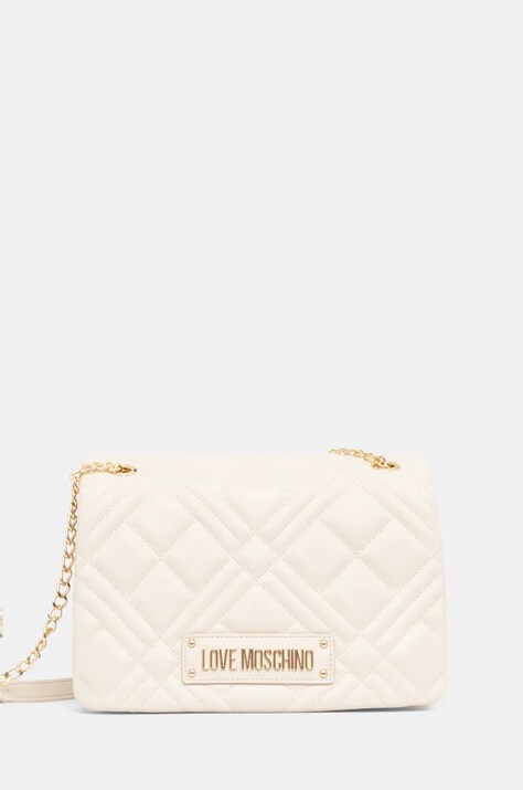 Kabelka Love Moschino béžová barva, JC4153PP1