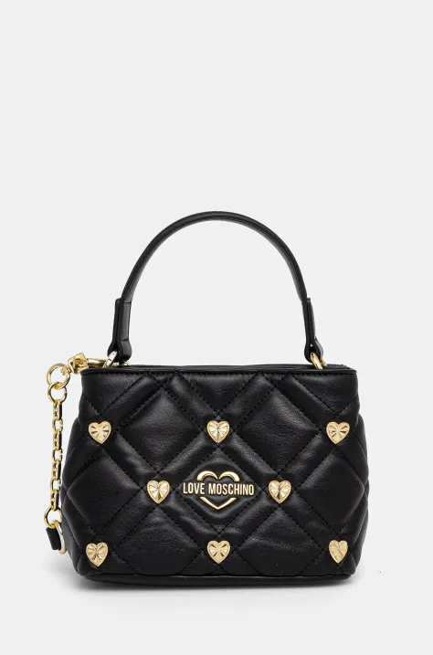 Τσάντα Love Moschino χρώμα: μαύρο, JC4122PP1