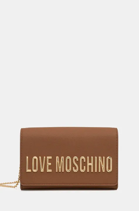 Torba Love Moschino boja: smeđa, JC4103PP1