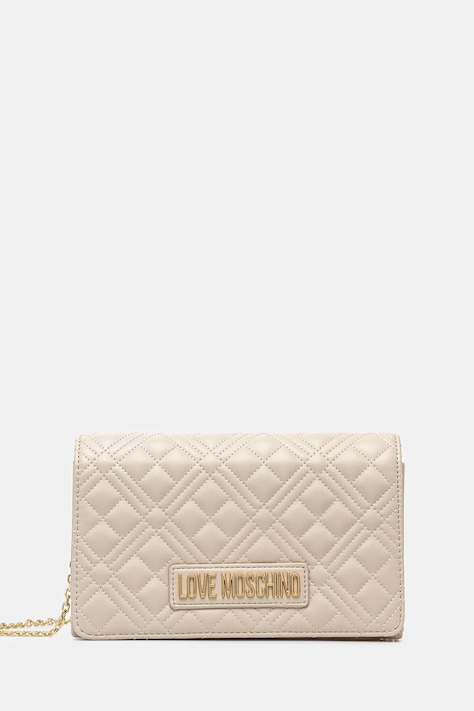 Τσάντα Love Moschino χρώμα: μπεζ, JC4079PP1