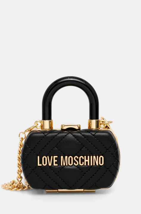 Τσάντα Love Moschino χρώμα: μαύρο, JC4056PP1