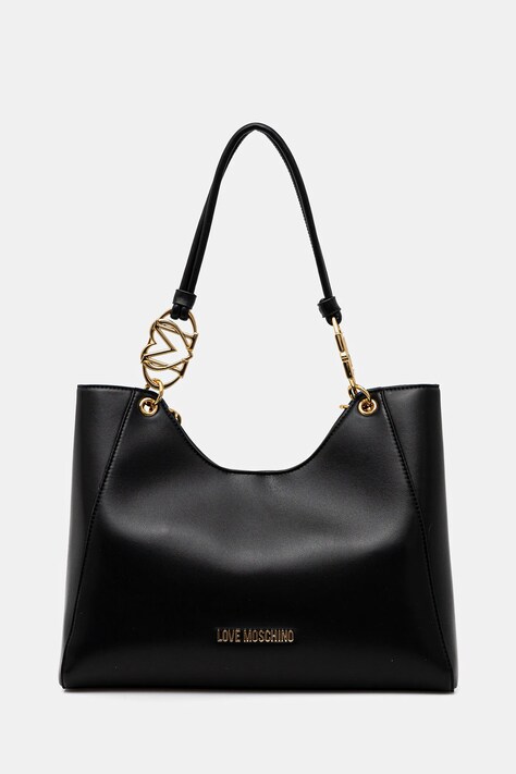 Kabelka Love Moschino čierna farba, JC4050PP1