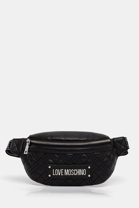 Сумка на пояс Love Moschino колір чорний JC4003PP1