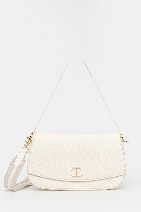 Τσάντα Twinset χρώμα: μπεζ, 251TB7045