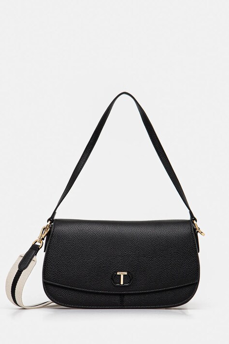 Twinset poseta culoarea negru, 251TB7045