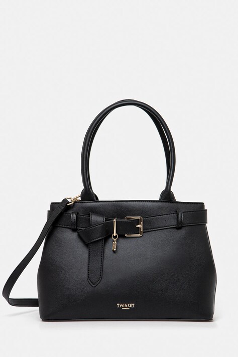 Twinset poseta culoarea negru, 251TB7291