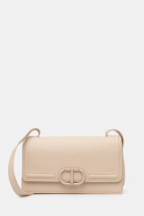 Twinset poseta culoarea bej, 251TB7231