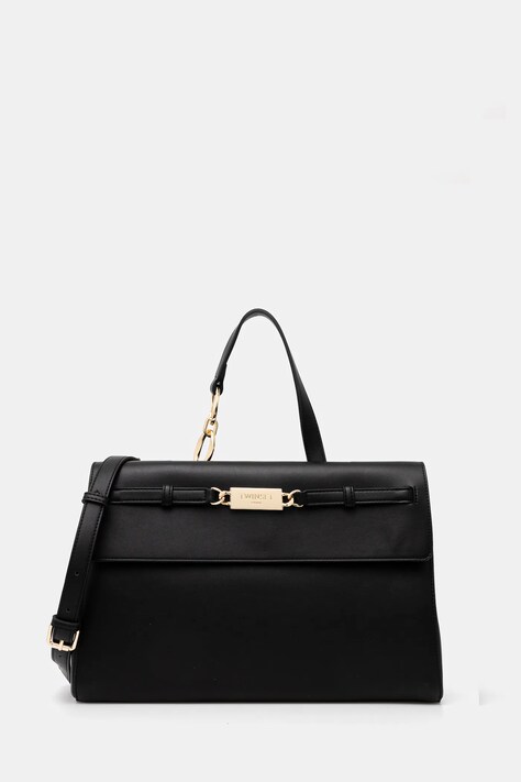 Twinset poseta culoarea negru, 251TB7031