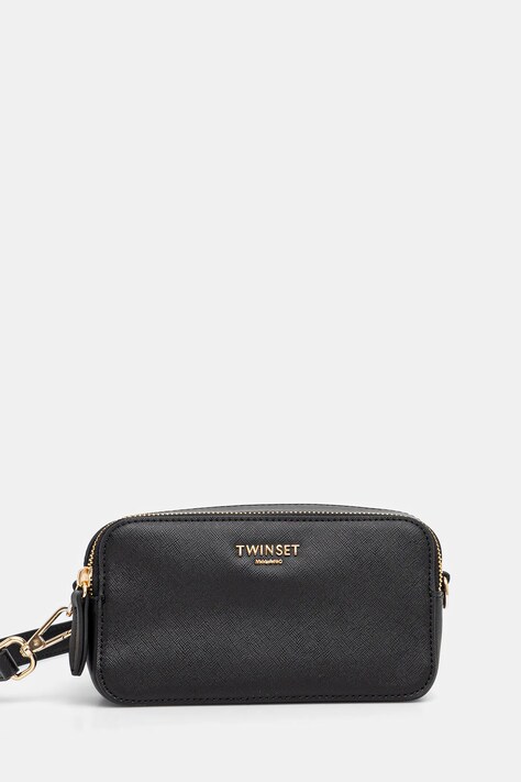Twinset poseta culoarea negru, 251TB7275